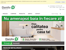 Tablet Screenshot of damila.ro
